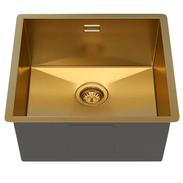 Мойка кухонная Reflexion Como 44-GD RX2044GD брашированное золото