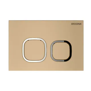 Клавиша смыва Grossman Cosmo 700.K31.02.310.310 золото матовое