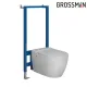 Комплект Grossman 2 в 1: инсталляция 901.K31.01.000 унитаз GR-5502 impuls