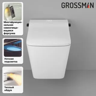Комплект Grossman 2 в 1: инсталляция 901.K31.01.000 унитаз GR-5701 smart