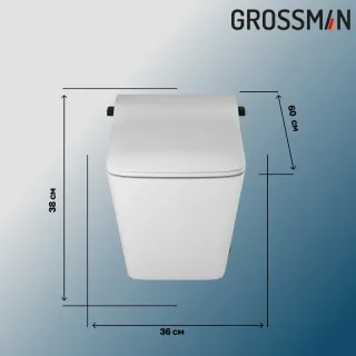Комплект Grossman 2 в 1: инсталляция 901.K31.01.000 унитаз GR-5701 smart