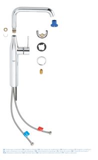 Смеситель для раковины Grohe Essence 32901001Gr хром