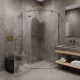 Душевой уголок Timo T68 90x90 см золото матовое