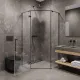 Душевой уголок Timo T71 100x100 см черный Душевой уголок Timo T71 100x100 см черный