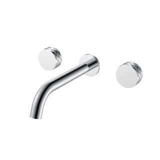Смеситель для раковины Boheme из стены STICK DIAMOND на 3 отв. CHROME хром