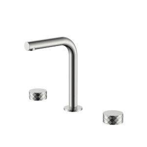 Встраиваемый смеситель для раковины Boheme Stick Diamond 152-NB брашированный никель