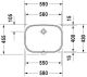 Раковина Duravit DuraStyle 0338560000 белая 59 см