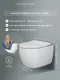 Комплект Ceramicanova подвесной унитаз Play CN3001 инсталляция CN161001 панель смыва CN16-001W белый
