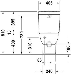 Унитаз Duravit Darling New 2138090000 напольный белый