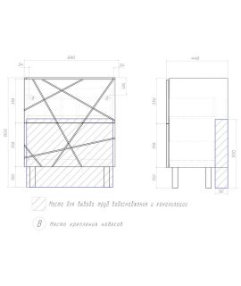 Тумба под раковину напольная Vigo Geometry tn.bsf.GEO.FOS.70.2Y 70 см бетон Тумба под раковину напольная Vigo Geometry tn.bsf.GEO.FOS.70.2Y 70 см бетон