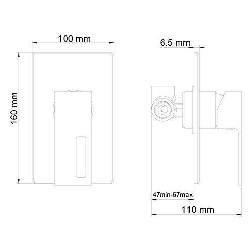 Wasserkraft Alme 1551 Смеситель для душа