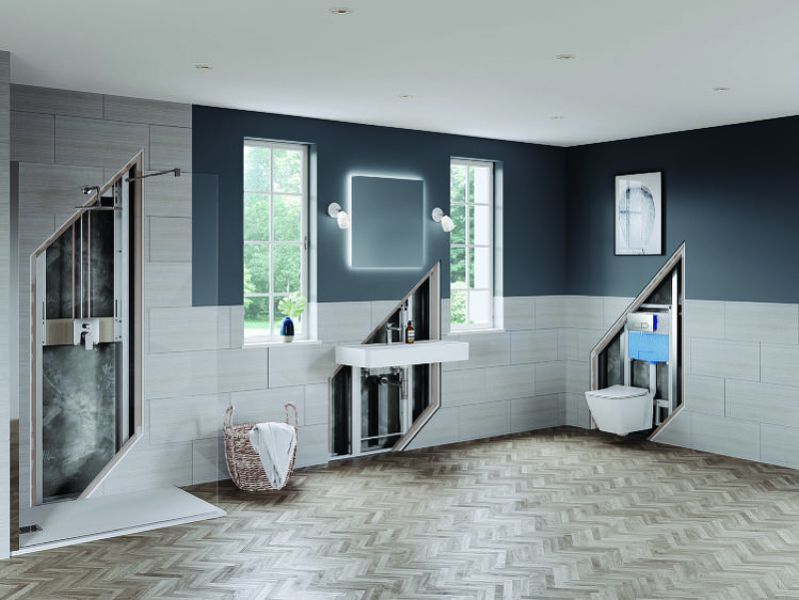 Инсталляция Ideal Standard Prosys R0309AA для унитаза с клавишей смыва Хром