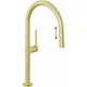 Смеситель для кухни Kludi Reef 50851N075 с выдвижным изливом брашированное золото