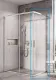 Душевая дверь Ravak Blix Slim BLSRV2K-90 X1XM70C00Z1 90 см профиль хром стекло Transparent