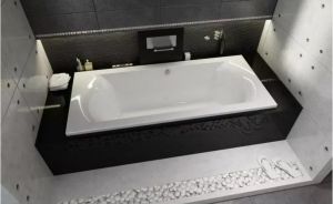 Акриловая ванна Riho Lima B052001005 180х80см сифон расположен справа белый
