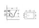 Унитаз Orange C02-100w безободковый, сиденье с микролифтом