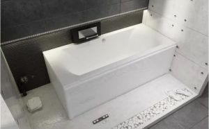Акриловая ванна Riho Lima B052001005 180х80см сифон расположен справа белый