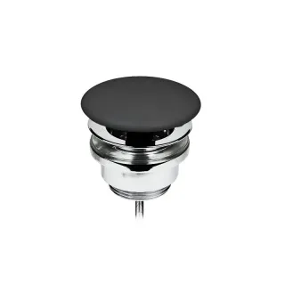 Донный клапан для раковины Kludi Rotexa 1047039-00 чёрный матовый