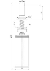 Дозатор Paulmark Decus D004-CR хром