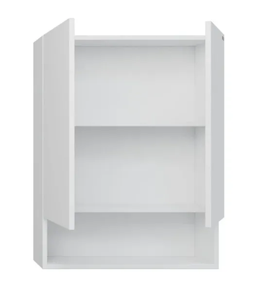 Шкаф Санта Мира 700468 над стиральной машиной 60 см разобранный белый