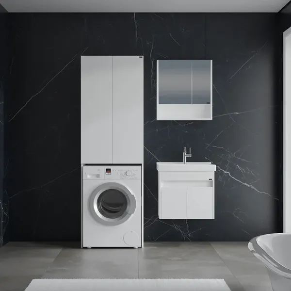 Подвесная тумба под раковину Санта Мира 700475 60 см белый