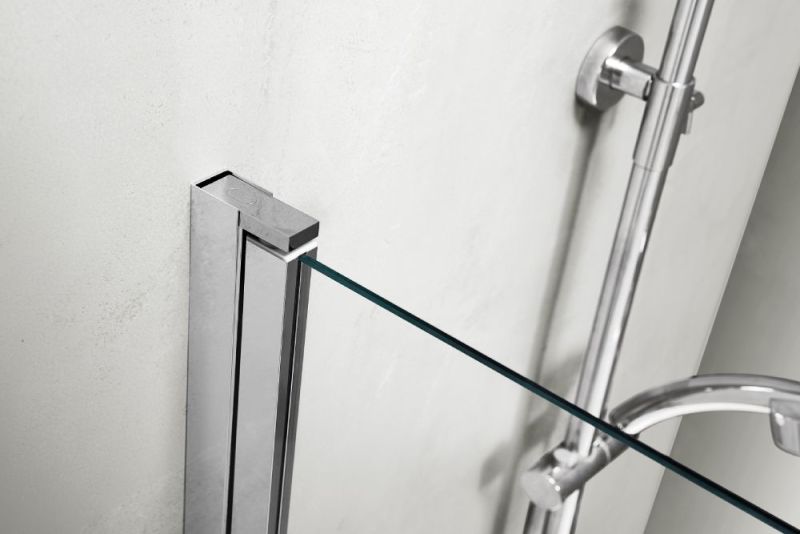 Шторка на ванну Aquatek AQ DEL SBA 08015CH 80см хром