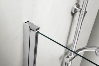 Шторка на ванну Aquatek AQ DEL SBA 10015CH 100см хром