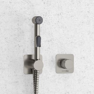 Гигиенический душ со смесителем WasserKRAFT Tauber A6451.275.100.092 никель