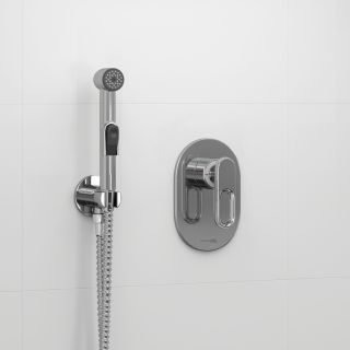 Гигиенический душ со смесителем WasserKRAFT A111856 со шлангом 100 см хром