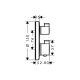Смеситель Hansgrohe Ecostat S 15758000 для душа с термостатом Смеситель Hansgrohe Ecostat S 15758000 для душа с термостатом