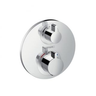 Смеситель Hansgrohe Ecostat S 15758000 для душа с термостатом Смеситель Hansgrohe Ecostat S 15758000 для душа с термостатом