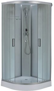 Душевая кабина Royal Bath Eko стекло белое/прозрачное 90x90см RB-EKO90HK-WT