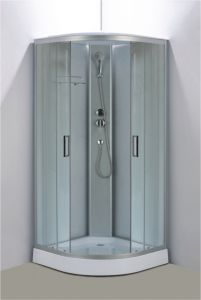 Душевая кабина Royal Bath Eko стекло белое/прозрачное 90x90см RB-EKO90HK-WT