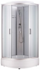 Душевая кабина Royal Bath Eko стекло белое/матовое 90x90см RB-EKO90CK-WM