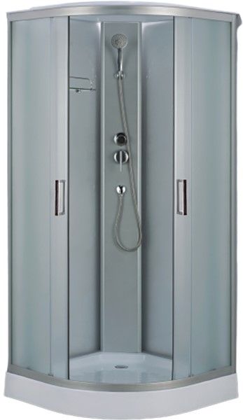 Душевая кабина Royal Bath Eko стекло белое/матовое 80x80см RB-EKO80HK-WM