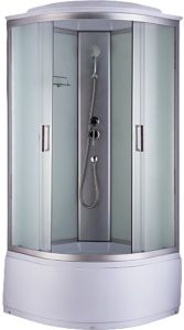 Душевая кабина Royal Bath Eko стекло белое/матовое 90x90см RB-ЕКО90ВК-WM