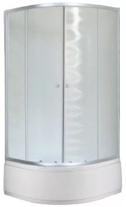 Душевой уголок Royal Bath Eko 90x90см сатин RB-EKO90BK-M