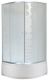 Душевой уголок Royal Bath Eko 90x90см сатин RB-EKO90BK-M