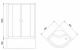 Душевой уголок Royal Bath Eko 90x90см сатин RB-EKO90BK-M