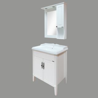 Comforty Тумба-умывальник "Палермо-80" белый глянец с раковиной Comforty 3380 Comforty Тумба-умывальник "Палермо-80" белый глянец с раковиной Comforty 3380