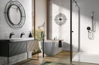 Душевой гарнитур Kludi Fizz чёрный матовый 6764087-00 Душевой гарнитур Kludi Fizz чёрный матовый 6764087-00