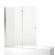 Шторка на ванну Aquanet Beta 4 NF6222-hinge 196053 120 см профиль хром стекло прозрачное