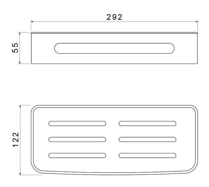 Полка Timo Luiro 18578/17 чёрный/золото матовое