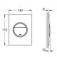 Клавиша смыва Grohe Nova Cosmopolitan 37601000 Хром