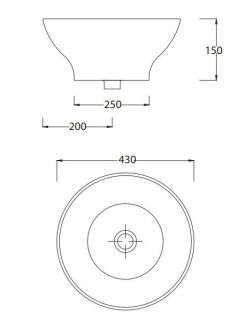 Раковина ArtCeram WASHBASINS FUORI TFL002 01 00 белая 43 см Раковина ArtCeram WASHBASINS FUORI TFL002 01 00 белая 43 см