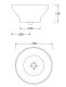 Раковина ArtCeram WASHBASINS FUORI TFL002 01 00 белая 43 см Раковина ArtCeram WASHBASINS FUORI TFL002 01 00 белая 43 см