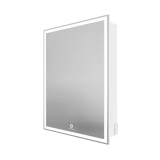 Зеркальный шкаф с LED-подсветкой Grossman Меркадо 205005 50 см белый
