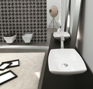 Раковина ArtCeram Hidra HI-LINE HIL002 01 00bi*1 белая 65 см