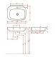 Раковина ArtCeram Dial DAL001 01 00 белая 60 см