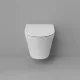 Унитаз подвесной Grossman Thin Rim GR-5604SQ с микролифтом белый